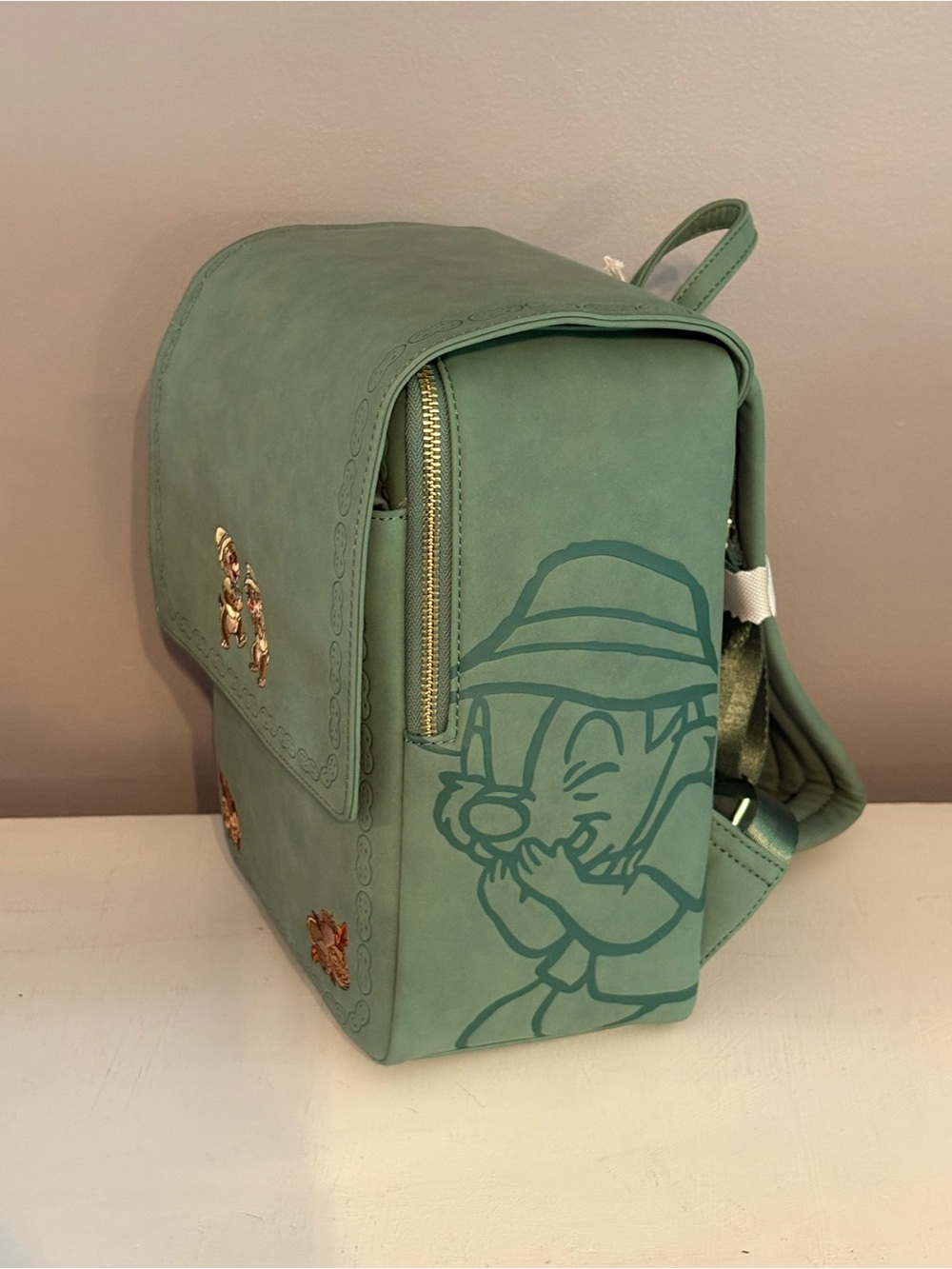 Loungefly Chip & Dale Embroidered Mini Backpack - Picture 3 of 5